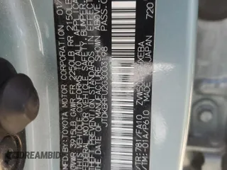 2016 Toyota Prius Two z VIN JTDKBRFU2G3003198, wystawiony jako Copart lot #55325305 z przebiegiem 194 779 mil mil oraz Szkoda całkowita • Salvage title. Historia ofert i sprzedaży dostępna na DreamBid. Obrazek 14.