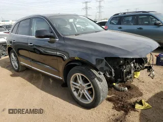 2017 Audi Q5 Premium Plus with VIN WA1L2AFPXHA016207, listed as a Copart auction lot 55445805 with 93,467 mi miles and Salvage title. Bid and sale history available at DreamBid. Image 4.