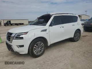 2022 Nissan Armada SV with VIN JN8AY2AC0N9163403, listed as a Copart auction lot 48340765 with 37,722 mi miles and Clean Title. Bid and sale history available at carsss.com. Image 1.