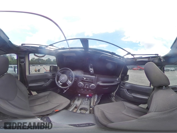 2017 Jeep Wrangler Unlimited Sport with VIN 1C4BJWDG3HL570469, listed as a Copart auction lot 60598025 with 83,261 mi miles and Salvage title. Bid and sale history available at DreamBid. Image 16.