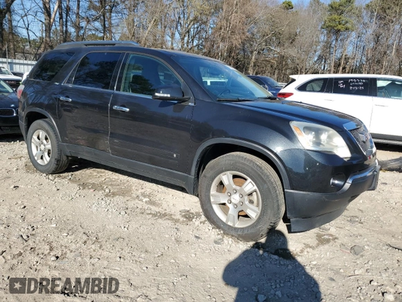 2009 GMC Acadia SLT1 with VIN 1GKER23D19J128703, listed as a Copart auction lot 47024315 with 165,179 mi miles and Salvage Title. Bid and sale history available at carsss.com. Image 4.