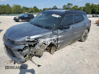 2021 Chevrolet TrailBlazer RS with VIN KL79MUSL6MB163057, listed as a Copart auction lot 68440654 with 43,448 mi miles and Salvage Title. Bid and sale history available at DreamBid. Image 1.