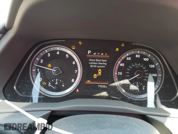 2023 Hyundai Sonata SEL with VIN KMHL64JA8PA285170, listed as a Copart auction lot 48791475 with 17,028 mi miles and Salvage Title. Bid and sale history available at DreamBid. Image 9.