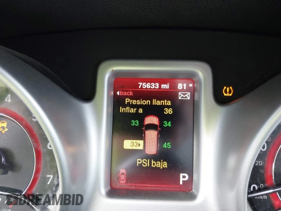 2017 Dodge Journey SXT with VIN 3C4PDCBB0HT684310, listed as a IAAI auction lot 42141245 with 75,633 mi miles and . Bid and sale history available at DreamBid. Image 7.