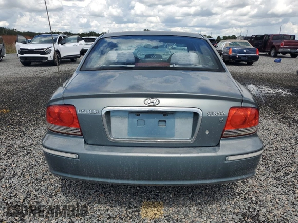 2005 Hyundai Sonata GLS with VIN KMHWF35H85A123003, listed as a Copart auction lot 73971014 with 0 mi miles and Salvage Title. Bid and sale history available at carsss.com. Image 6.