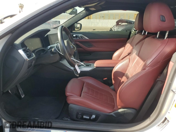 2021 BMW 4 Series 430i with VIN WBA53AP01MCF91307, listed as a Copart auction lot 54071005 with 44,952 mi miles and Salvage title. Bid and sale history available at DreamBid. Image 7.