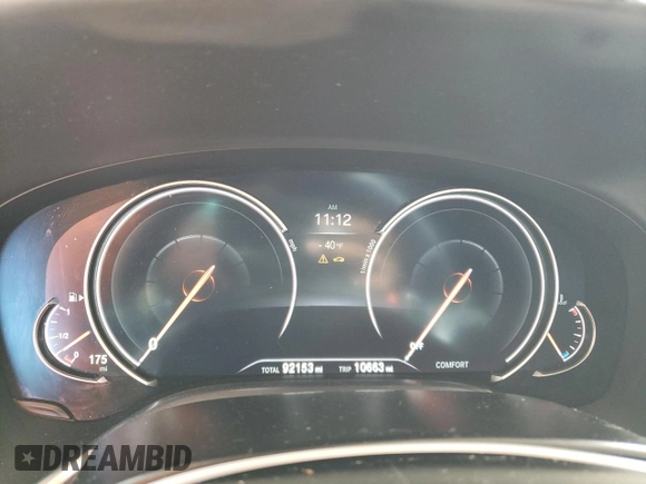 2016 BMW 7 Series 740i with VIN WBA7E2C53GG548284, listed as a Copart auction lot 67118363 with 92,153 mi miles. Bid and sale history available at carsss.com. Image 9.