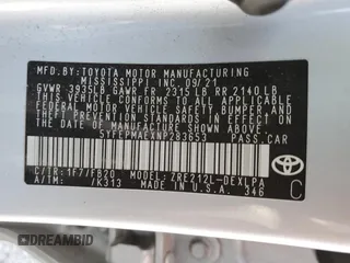 2022 Toyota Corolla LE with VIN 5YFEPMAEXNP283653, listed as a Copart auction lot 49396525 with 70,501 mi miles and Clean Title. Bid and sale history available at carsss.com. Image 12.
