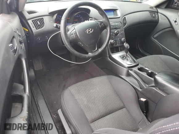 2012 Hyundai Genesis Coupe 2.0T with VIN KMHHT6KD0CU070622, listed as a Copart auction lot 55852895 with 172,790 mi miles and Salvage title. Bid and sale history available at DreamBid. Image 8.
