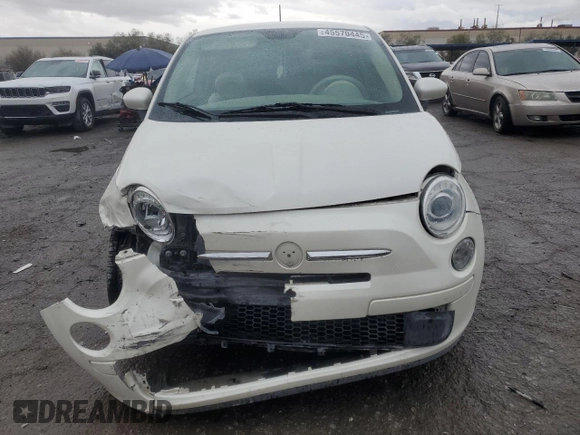 2014 FIAT 500 Pop with VIN 3C3CFFAR6ET264172, listed as a Copart auction lot 45570445 with 99,417 mi miles and Salvage Title. Bid and sale history available at carsss.com. Image 5.