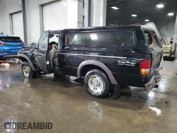 1997 Ford Ranger XLT with VIN 1FTCR11X9VTA43729, listed as a Copart auction lot 80646164 with 207,830 mi miles and Salvage title. Bid and sale history available at DreamBid. Image 2.