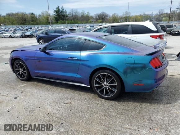 2016 Ford Mustang EcoBoost with VIN 1FA6P8TH2G5305315, listed as a Copart auction lot 52445595 with 96,877 mi miles and Salvage Title. Bid and sale history available at carsss.com. Image 2.