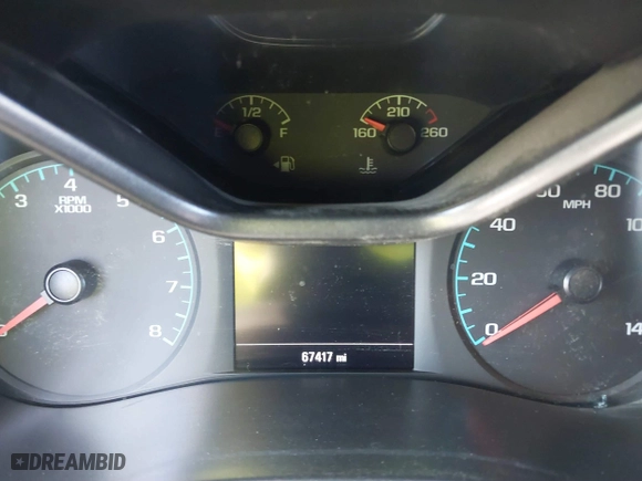 2020 Chevrolet Colorado 2WD Work Truck with VIN 1GCGSBEN0L1209889, listed as a IAAI auction lot 40390370 with 67,417 mi miles. Bid and sale history available at carsss.com. Image 7.
