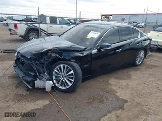 2020 Infiniti Q50 EDITION 30 with VIN JN1EV7AP7LM207383, listed as a IAAI auction lot 41534648 with NaN miles. Bid and sale history available at carsss.com. Image 18.