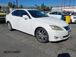 2006 Lexus IS 250 z VIN JTHBK262265018940, wystawiony jako IAAI lot #41403379 z przebiegiem 236 080 mil mil oraz . Historia ofert i sprzedaży dostępna na DreamBid. Obrazek 1.