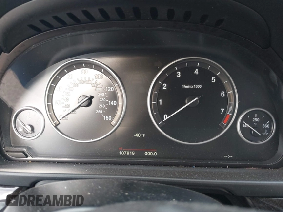 2015 BMW 5 Series 528i with VIN WBA5A5C52FD514549, listed as a IAAI auction lot 41812177 with 107,819 mi miles. Bid and sale history available at carsss.com. Image 7.