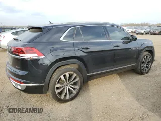 2021 Volkswagen Atlas SEL Premium R-Line with VIN 1V2FE2CA1MC205020, listed as a Copart auction lot 77742994 with 25,047 mi miles and Salvage title. Bid and sale history available at DreamBid. Image 3.