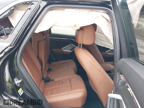 2021 Audi Q3 Premium with VIN WA1AUCF31M1131914, listed as a IAAI auction lot 41571543 with 35,477 mi miles and . Bid and sale history available at DreamBid. Image 8.
