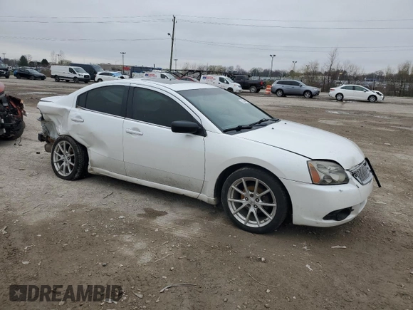 2012 Mitsubishi Galant ES z VIN 4A32B3FF5CE011838, wystawiony jako Copart lot #51344155 z przebiegiem 229 557 mil mil oraz Szkoda całkowita • Salvage title. Historia ofert i sprzedaży dostępna na DreamBid. Obrazek 4.