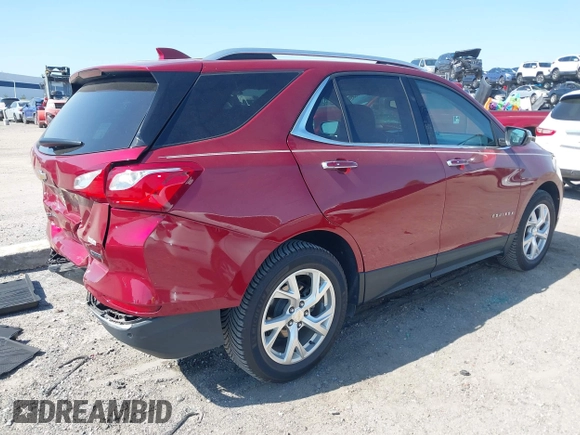 2018 Chevrolet Equinox Premier with VIN 3GNAXMEV1JL332293, listed as a IAAI auction lot 41994696 with 36,910 mi miles. Bid and sale history available at carsss.com. Image 4.