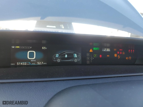 2021 Toyota Prius Prime LE with VIN JTDKAMFP0M3166136, listed as a Copart auction lot 48031615 with NaN miles and Salvage Title. Bid and sale history available at carsss.com. Image 9.