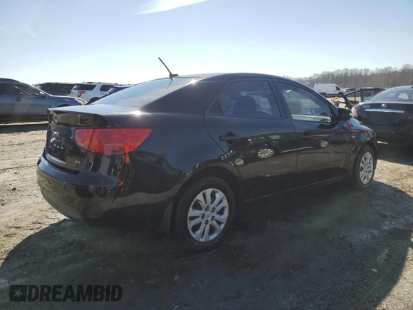 2010 Kia Forte EX with VIN KNAFU4A24A5854447, listed as a Copart auction lot 45558675 with 174,204 mi miles and Salvage Title. Bid and sale history available at carsss.com. Image 3.