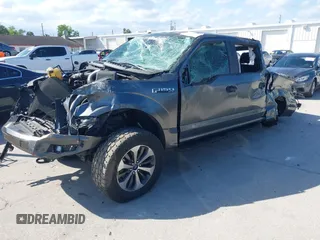 2019 Ford F-150 XL with VIN 1FTEW1EP3KFD50433, listed as a IAAI auction lot 41846070 with 1 mi miles. Bid and sale history available at carsss.com. Image 2.