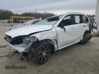 2025 Volvo XC90 Plus with VIN YV4062PE6S1347855, listed as a Copart auction lot 46486525 with 1,696 mi miles and Salvage Title. Bid and sale history available at DreamBid. Image 1.