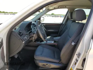 2014 BMW X3 xDrive28i with VIN 5UXWX9C56E0D37539, listed as a Copart auction lot 52455925 with 122,040 mi miles and Salvage Title. Bid and sale history available at DreamBid. Image 7.