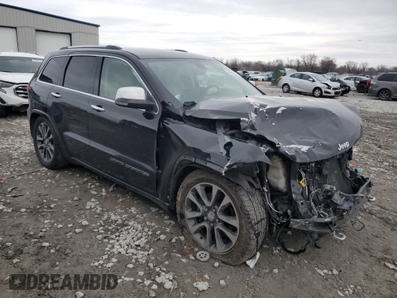 2018 Jeep Grand Cherokee Overland z VIN 1C4RJFCT7JC435403, wystawiony jako Copart lot #86568024 z przebiegiem 105 681 mil mil oraz Szkoda całkowita • Salvage title. Historia ofert i sprzedaży dostępna na DreamBid. Obrazek 4.