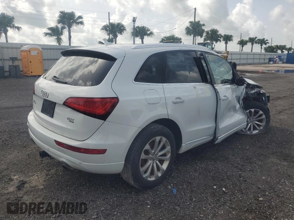 2015 Audi Q5 Premium Plus with VIN WA1LFAFP9FA047708, listed as a Copart auction lot 57960435 with Not provided miles and Clean title. Bid and sale history available at DreamBid. Image 3.