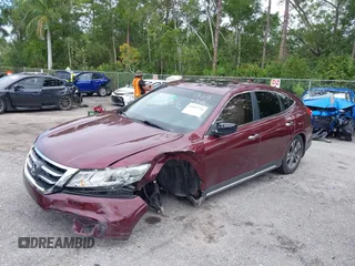 2014 Honda Crosstour EX with VIN 5J6TF1H37EL001369, listed as a IAAI auction lot 41997734 with 85,014 mi miles and . Bid and sale history available at DreamBid. Image 2.
