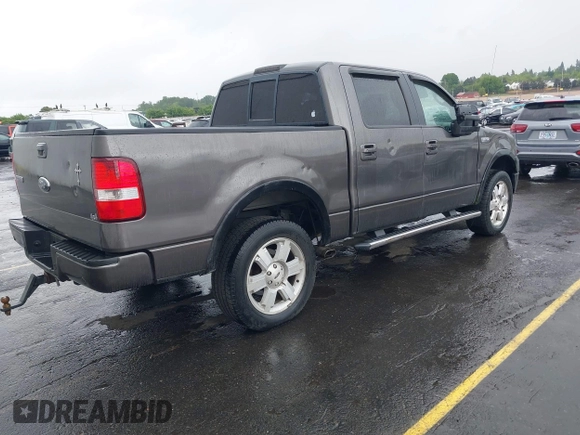 2007 Ford F-150 XLT with VIN 1FTPW14V87FB16739, listed as a IAAI auction lot 42249109 with 154,460 mi miles and . Bid and sale history available at DreamBid. Image 4.