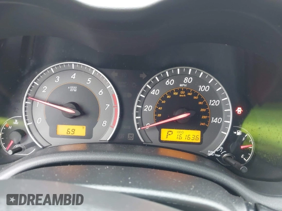 2010 Toyota Corolla with VIN 2T1BU4EE8AC355840, listed as a IAAI auction lot 42606213 with 161,636 mi miles and . Bid and sale history available at DreamBid. Image 7.