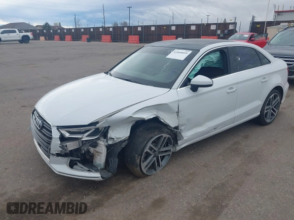 2019 Audi A3 Sedan Premium with VIN WAUBEGFF8KA113719, listed as a IAAI auction lot 41840859 with 69,700 mi miles. Bid and sale history available at carsss.com. Image 16.