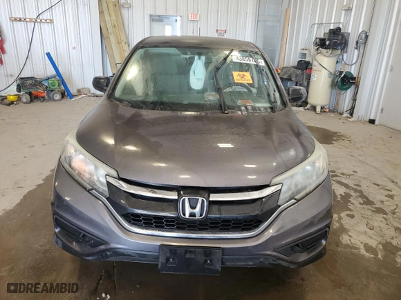2016 Honda CR-V LX with VIN 2HKRM4H30GH688287, listed as a Copart auction lot 43859185 with 0 mi miles and Salvage Title. Bid and sale history available at carsss.com. Image 5.