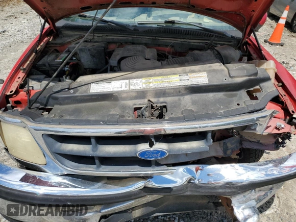 1998 Ford F-150 with VIN 1FTZX1760WNB98481, listed as a Copart auction lot 55586895 with 156,331 mi miles and Salvage title. Bid and sale history available at DreamBid. Image 11.