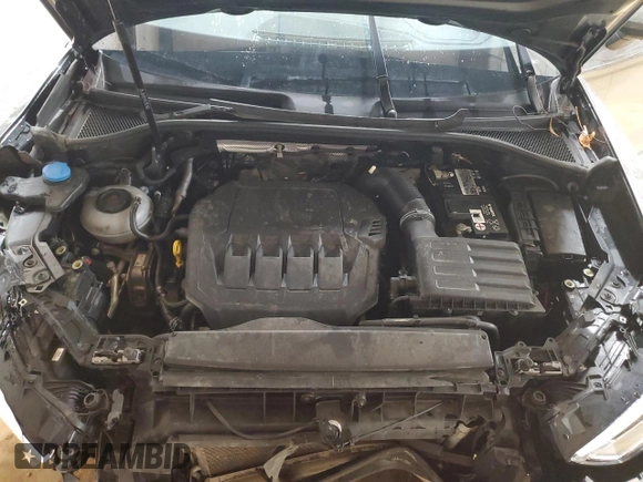 2023 Audi Q3 S line Premium with VIN WA1DECF34P1140721, listed as a Copart auction lot 45188325 with 40,458 mi miles and Salvage title. Bid and sale history available at DreamBid. Image 12.