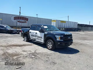 2018 Ford F-150 XL with VIN 1FTEW1E56JFC03505, listed as a IAAI auction lot 42076180 with 25,691 mi miles and . Bid and sale history available at carsss.com. Image 1.
