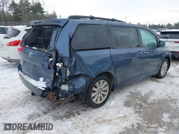 2017 Toyota Sienna XLE с VIN 5TDDZ3DC9HS159153, выставлен на аукционе IAAI как лот 41350390 с пробегом 110 715 миль миль и . История ставок и продаж доступна на DreamBid. Изображение 4.