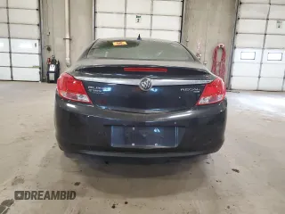 2011 Buick Regal CXL RL6 with VIN W04GU5GC9B1023316, listed as a Copart auction lot 43028995 with 0 mi miles and Salvage Title. Bid and sale history available at carsss.com. Image 6.