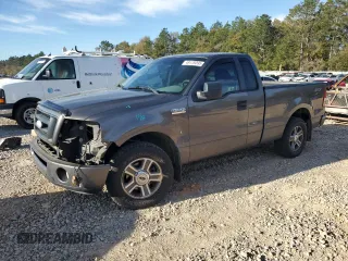 2008 Ford F-150 XL with VIN 1FTRF12W08KD26488, listed as a Copart auction lot 49128095 with 129,860 mi miles and Salvage Title. Bid and sale history available at carsss.com. Image 1.