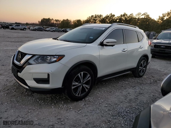 2019 Nissan Rogue SV with VIN 5N1AT2MT3KC792542, listed as a Copart auction lot 46987845 with 95,152 mi miles and Salvage Title. Bid and sale history available at carsss.com. Image 1.