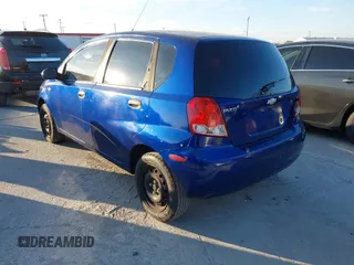 2008 Chevrolet Aveo LS with VIN KL1TD66648B222113, listed as a IAAI auction lot 41384996 with 135,794 mi miles and . Bid and sale history available at DreamBid. Image 3.