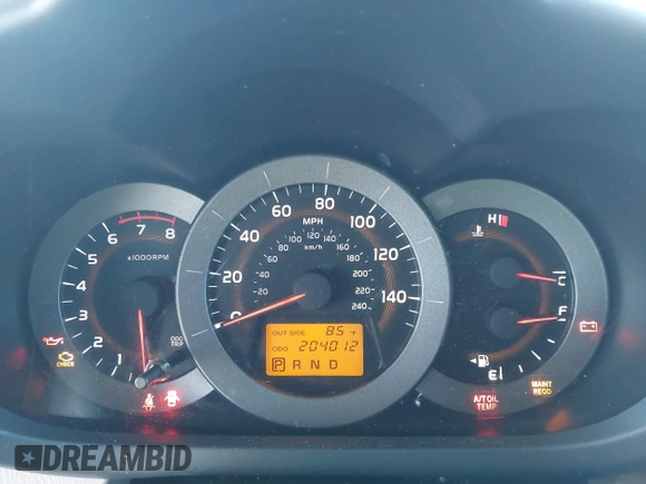 2008 Toyota RAV4 with VIN JTMBK33V985061258, listed as a IAAI auction lot 41668415 with 204,012 mi miles. Bid and sale history available at carsss.com. Image 7.