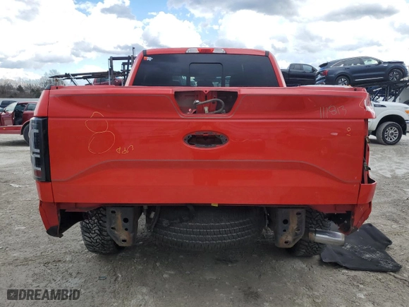 2016 Ford F-150 XLT with VIN 1FTEW1EP2GFB76538, listed as a Copart auction lot 46292615 with 0 mi miles and Salvage Title. Bid and sale history available at carsss.com. Image 6.