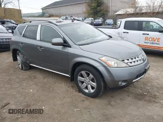 2007 Nissan Murano SL with VIN JN8AZ08TX7W515009, listed as a IAAI auction lot 40735458 with 163,177 mi miles and . Bid and sale history available at carsss.com. Image 1.
