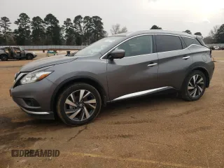 2018 Nissan Murano SV z VIN 5N1AZ2MG6JN191453, wystawiony jako Copart lot #48037875 z przebiegiem 102 602 mil mil oraz Szkoda całkowita • Salvage title. Historia ofert i sprzedaży dostępna na DreamBid. Obrazek 1.