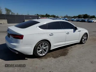 2021 Audi A5 Sportback Premium Plus with VIN WAUCBCF5XMA061395, listed as a Copart auction lot 48883485 with 8,915 mi miles and Clean Title. Bid and sale history available at carsss.com. Image 3.