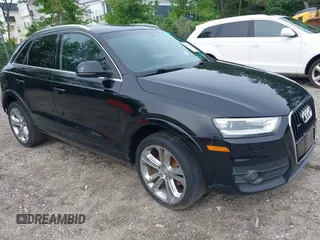 2015 Audi Q3 Prestige with VIN WA1GFCFSXFR012761, listed as a IAAI auction lot 42181745 with 148,133 mi miles and . Bid and sale history available at DreamBid. Image 1.